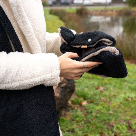 Handschuhe Bouclé Teddystoff Kinderwagen - Handwärmer