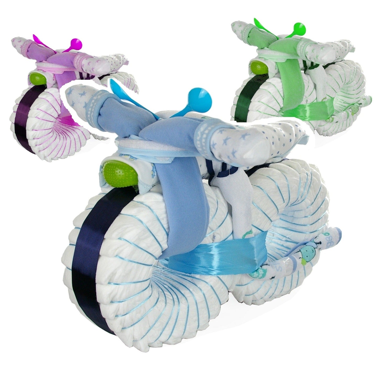KidzzCamp Windeltorte XXL Windelmotorrad