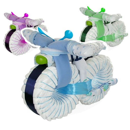 KidzzCamp Windeltorte XXL Windelmotorrad