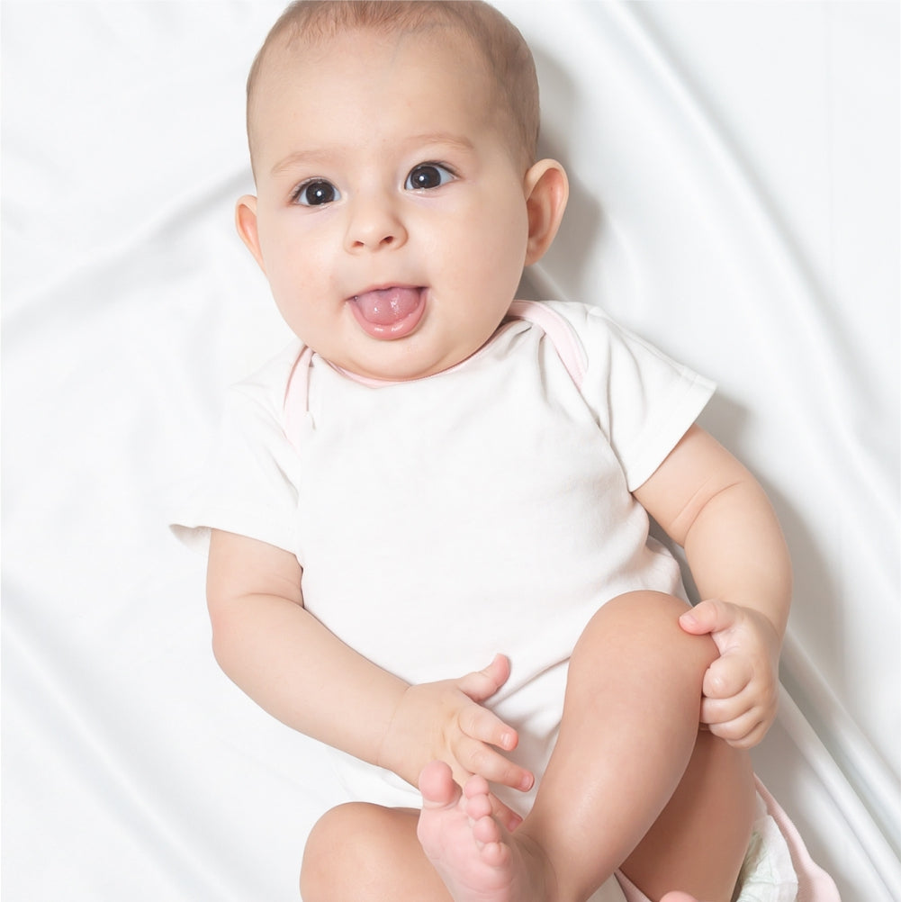 KizzCamp Baby-Body personalisiert Geburtsdaten "Löwe"