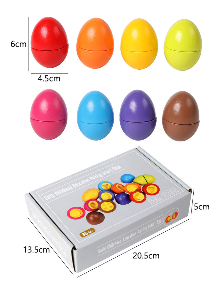 Holz Eier Steckspiel für Kinder