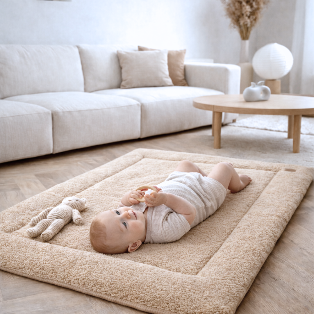 Krabbeldecke Teddy Bouclé - modern & kuschelig