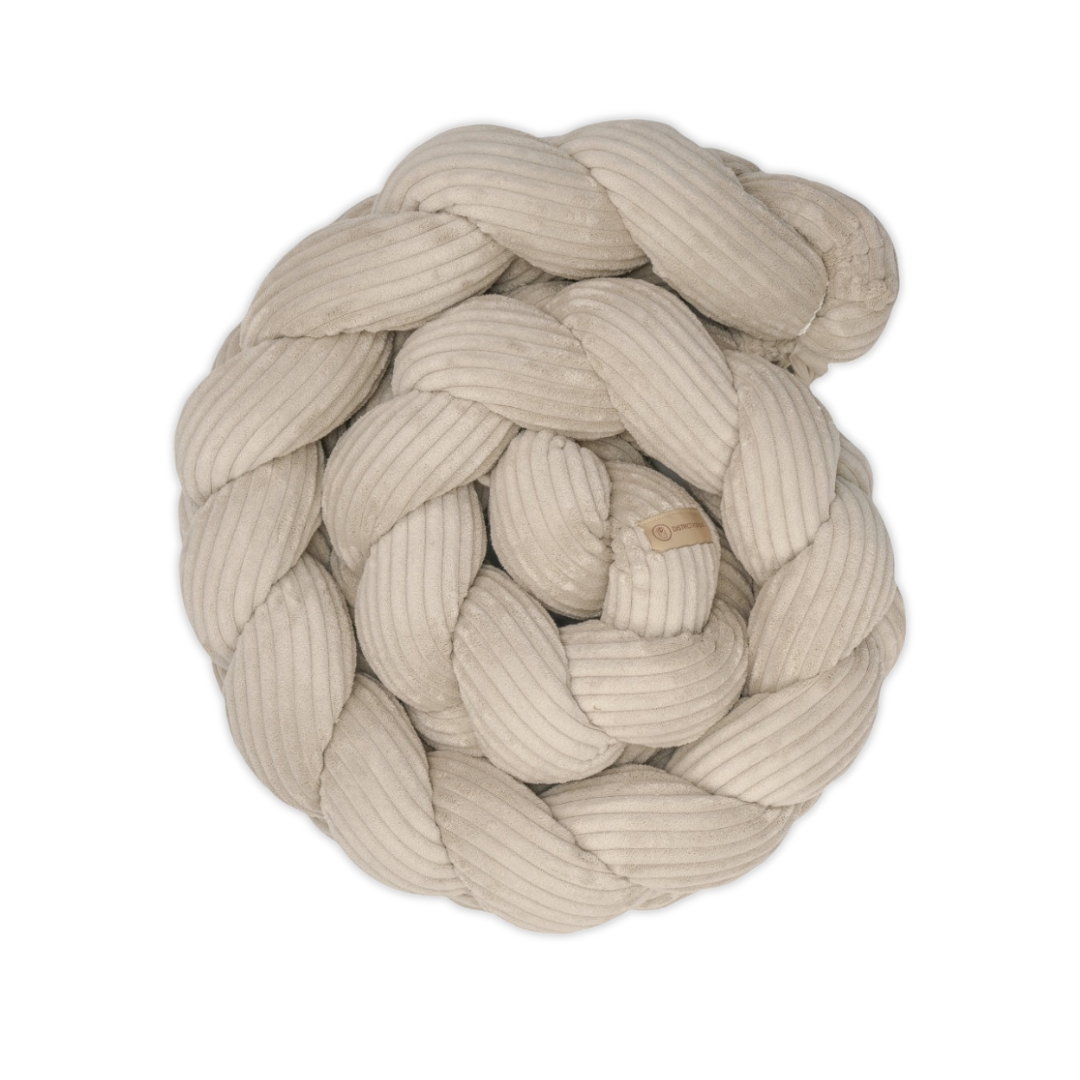 Bettschlange Baby geflochten Cord – Bettzopf & Bettumrandung fürs Babybett