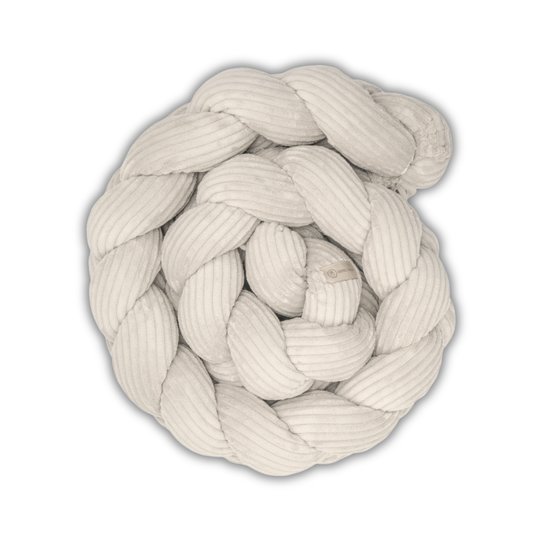 Bettschlange Baby geflochten Cord – Bettzopf & Bettumrandung fürs Babybett
