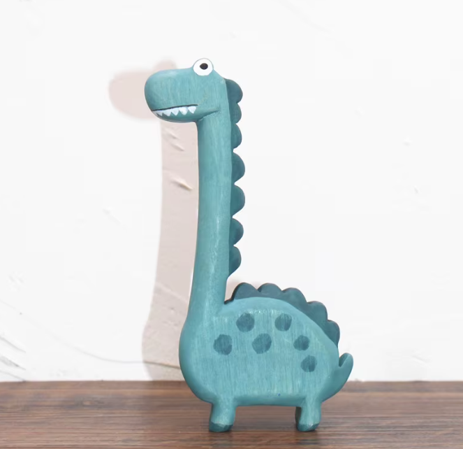 Dinosaurier Figuren aus Holz