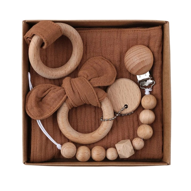KidzzCamp dunkelbraun KidzzCamp Baby-Geschenkbox 3-teilig