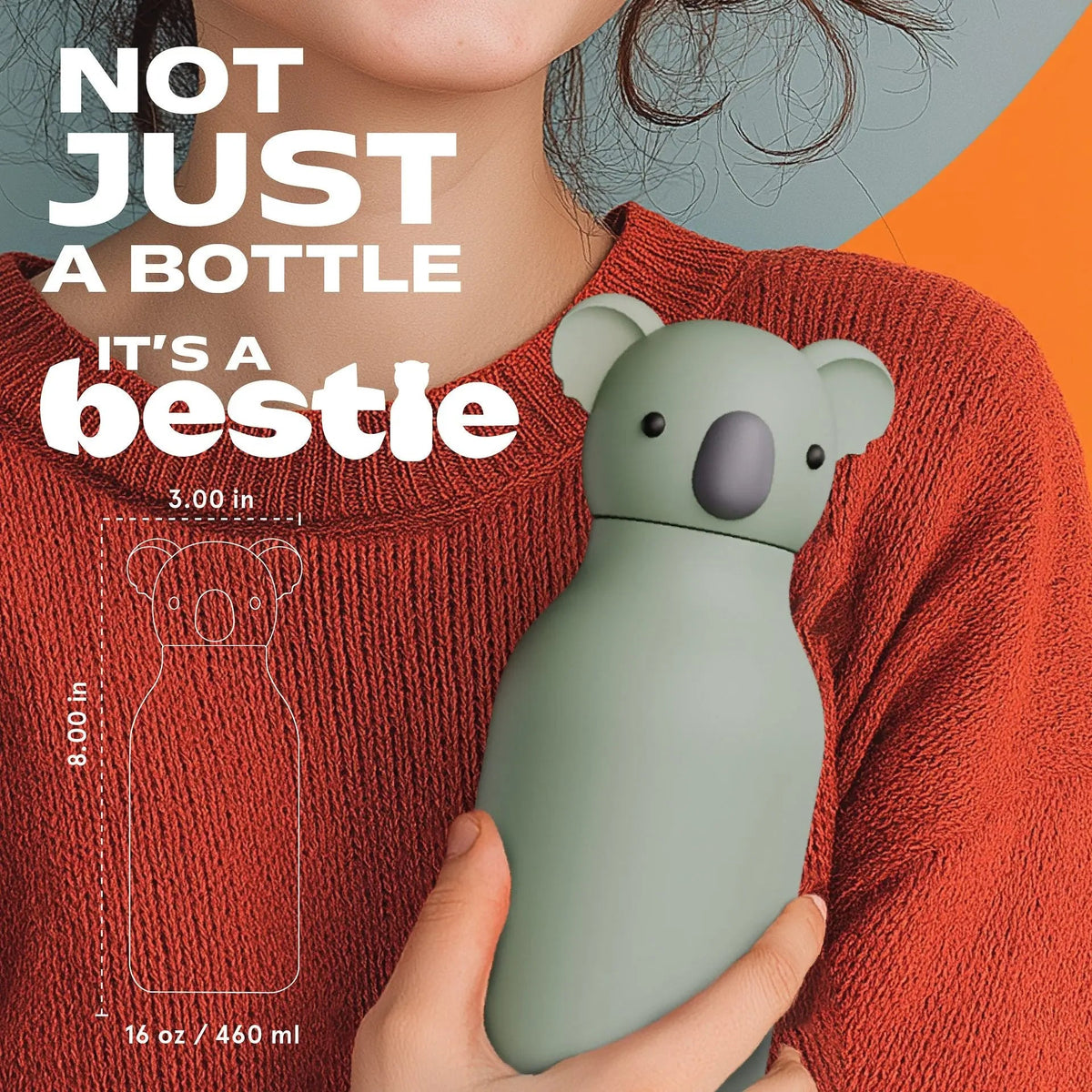 ASOBU Bestie Koala Trinkflasche 460ml – Kita & Schulanfang 2026