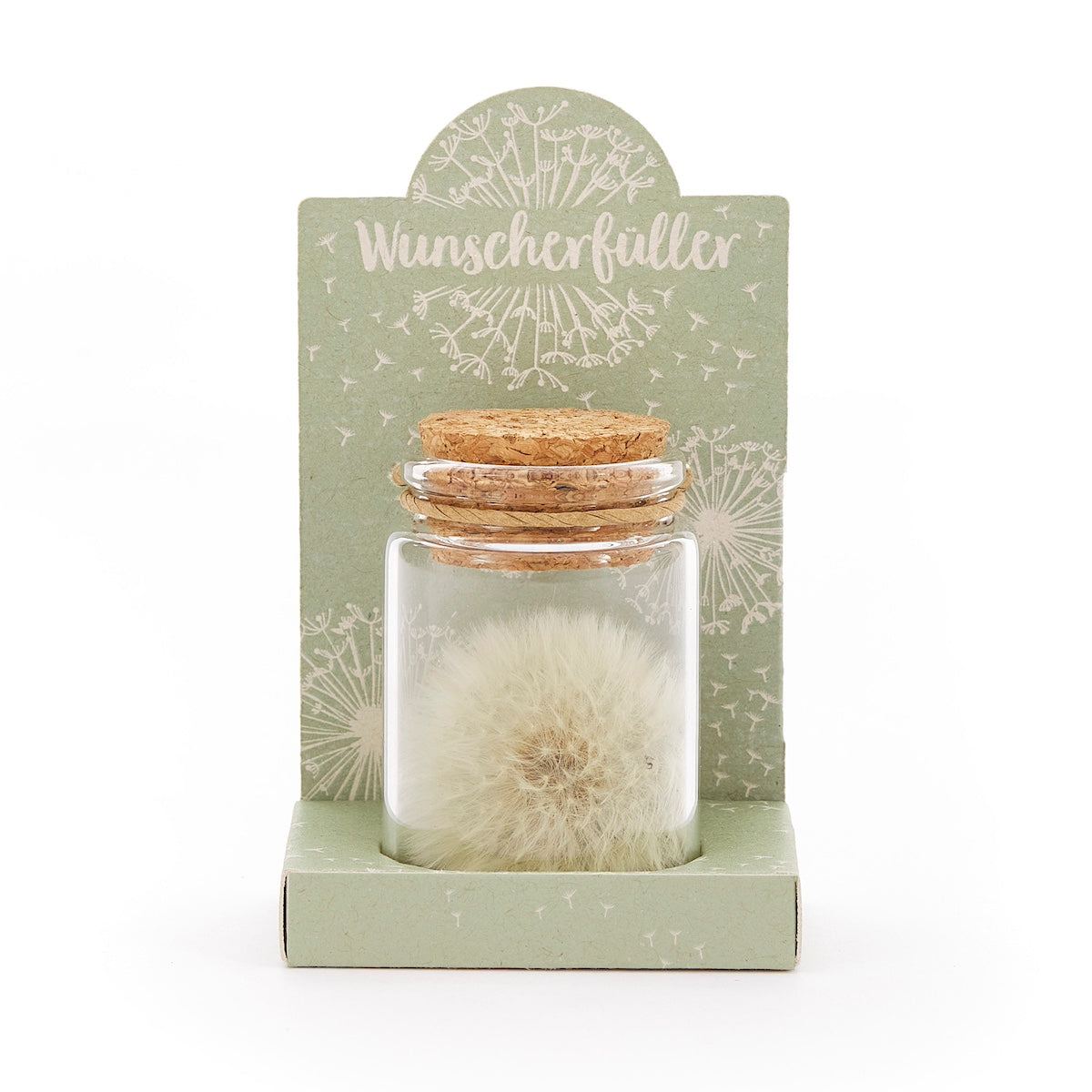 Wunscherfüller – Pusteblume im Glas