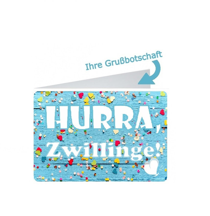 KidzzCamp Windeltorte für Zwillinge Bärenbrüder blau/rosa