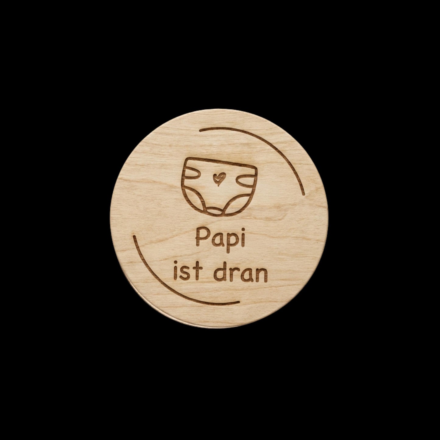 Entscheidungsmünze Eltern – „Mama / Mami / Papa / Papi ist dran“