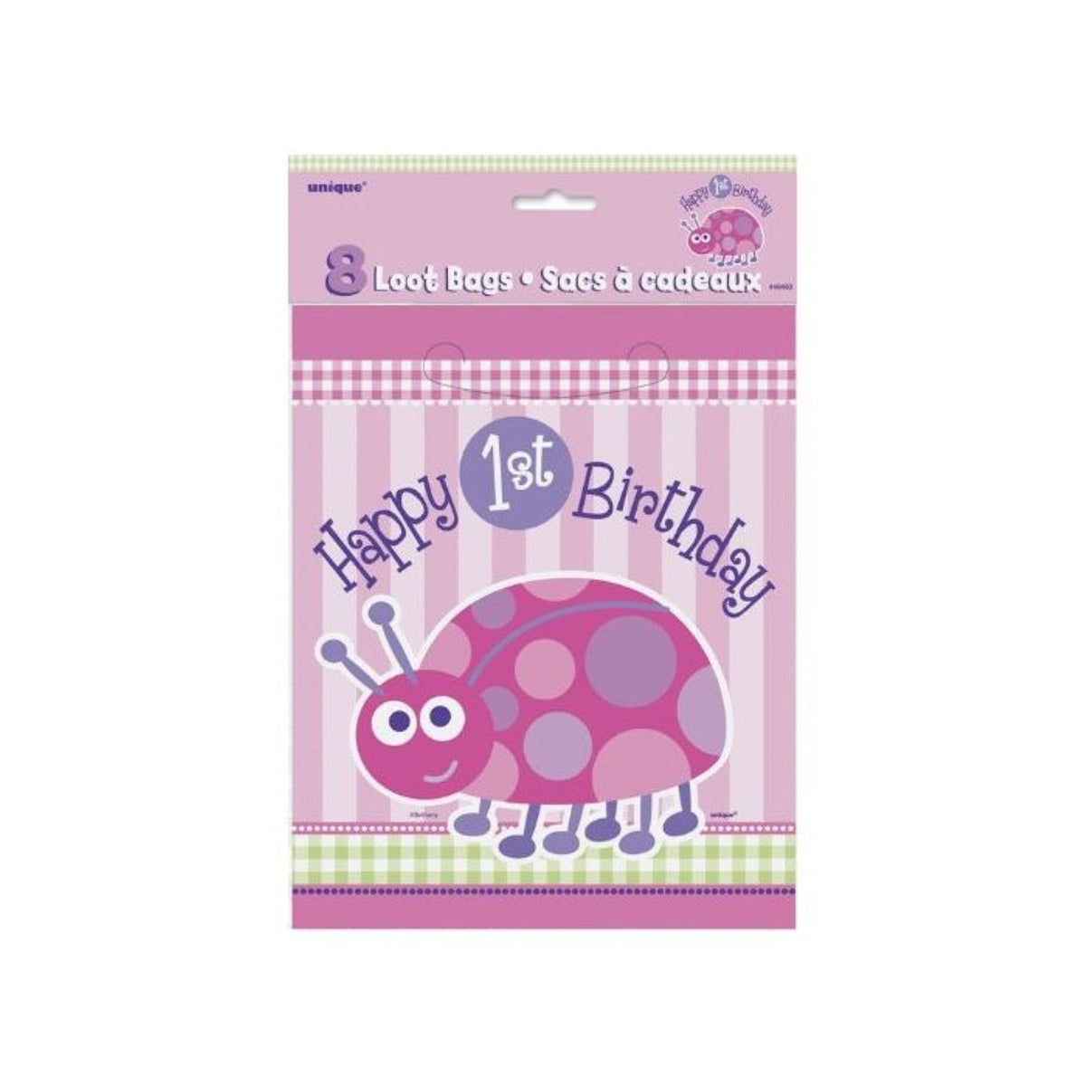 Tüte 1. Geburtstag Marienkäfer | 8 Stück