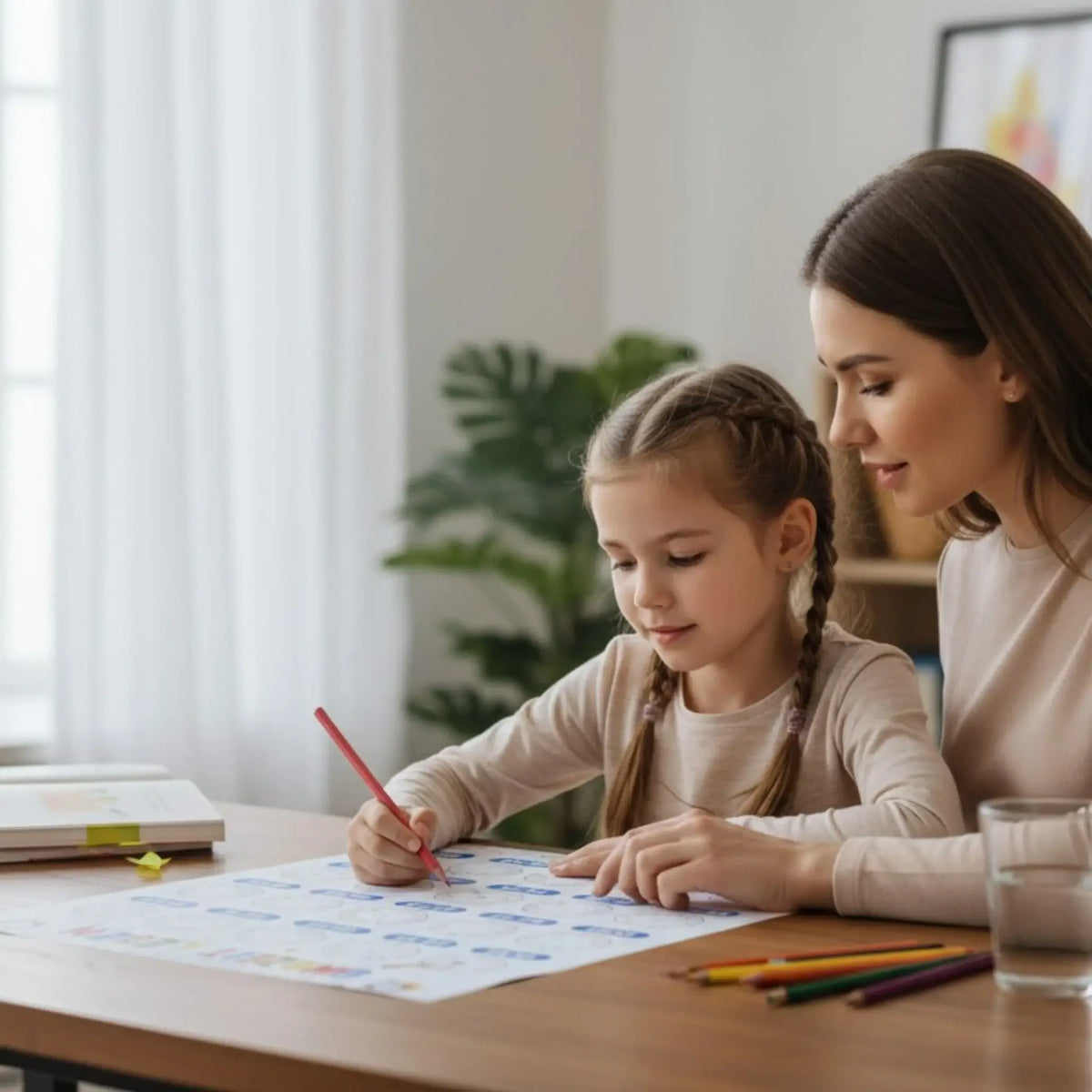 Lernuhr Kinderuhr Wanduhr bunt analoge Montessori Wanduhr Kinderzimmer Mädchen