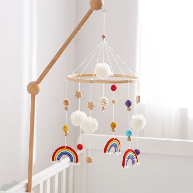 KidzzCamp Holz Mobile Babybett "Traumring"