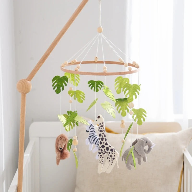 KidzzCamp Holz Mobile Babybett "Traumring"