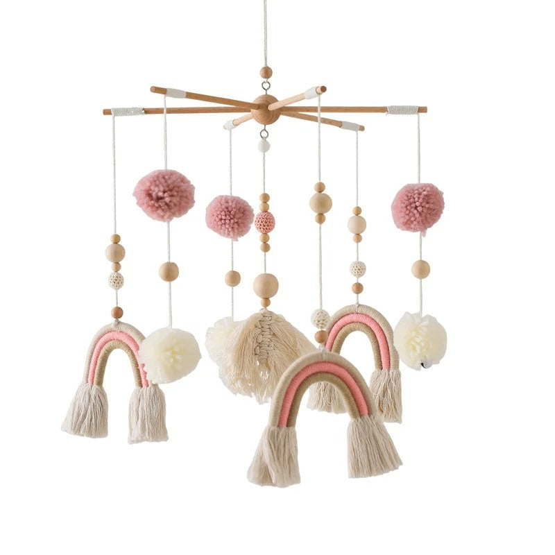 KidzzCamp Holz Mobile Babybett "Sternenhalter"