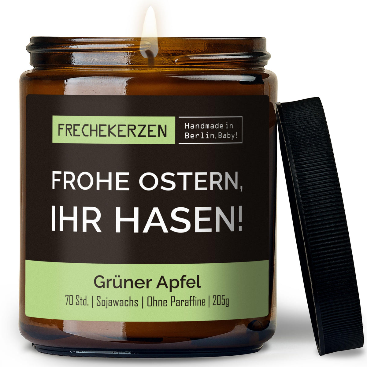 Geschenkkerze | frohe ostern, ihr hasen!