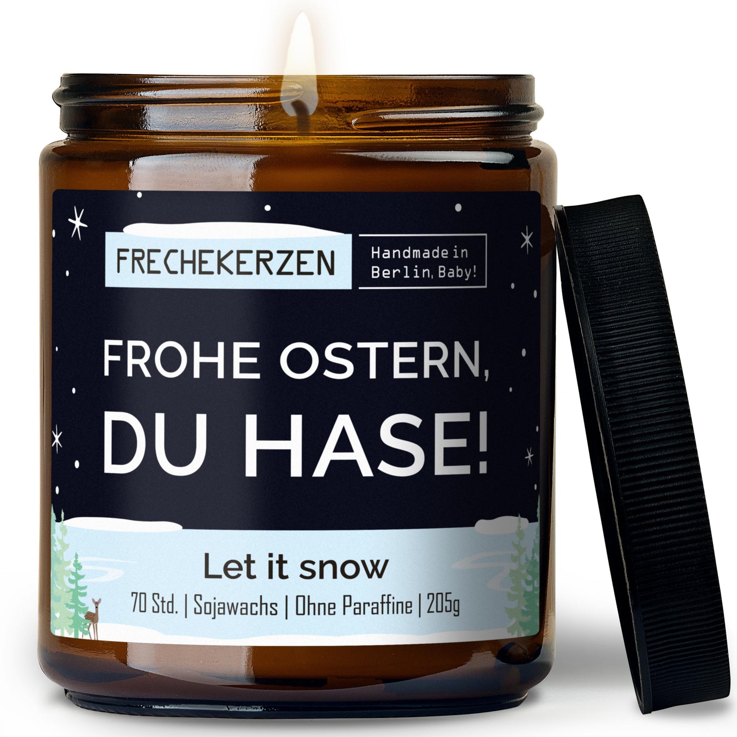 Deko Kerze | frohe ostern, du hase!