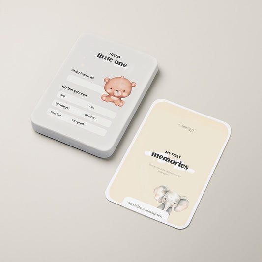 KidzzCamp Baby-Meilensteinkarten „My First Memories“