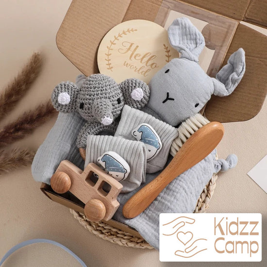 unboxing eines schönen Baby-Geschenk Sets