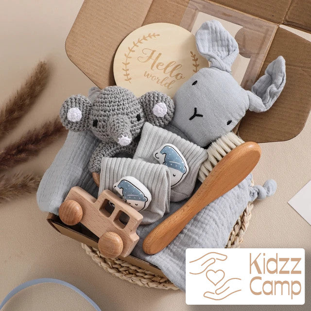 unboxing eines schönen Baby-Geschenk Sets