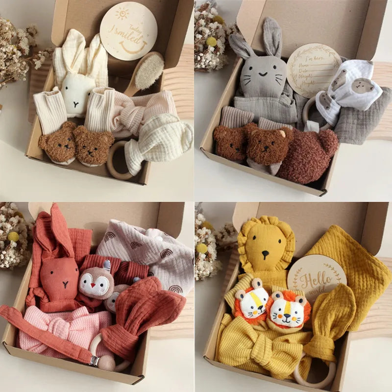 KidzzCamp Baby-Geschenkbox 6-teilig in 10 Varianten