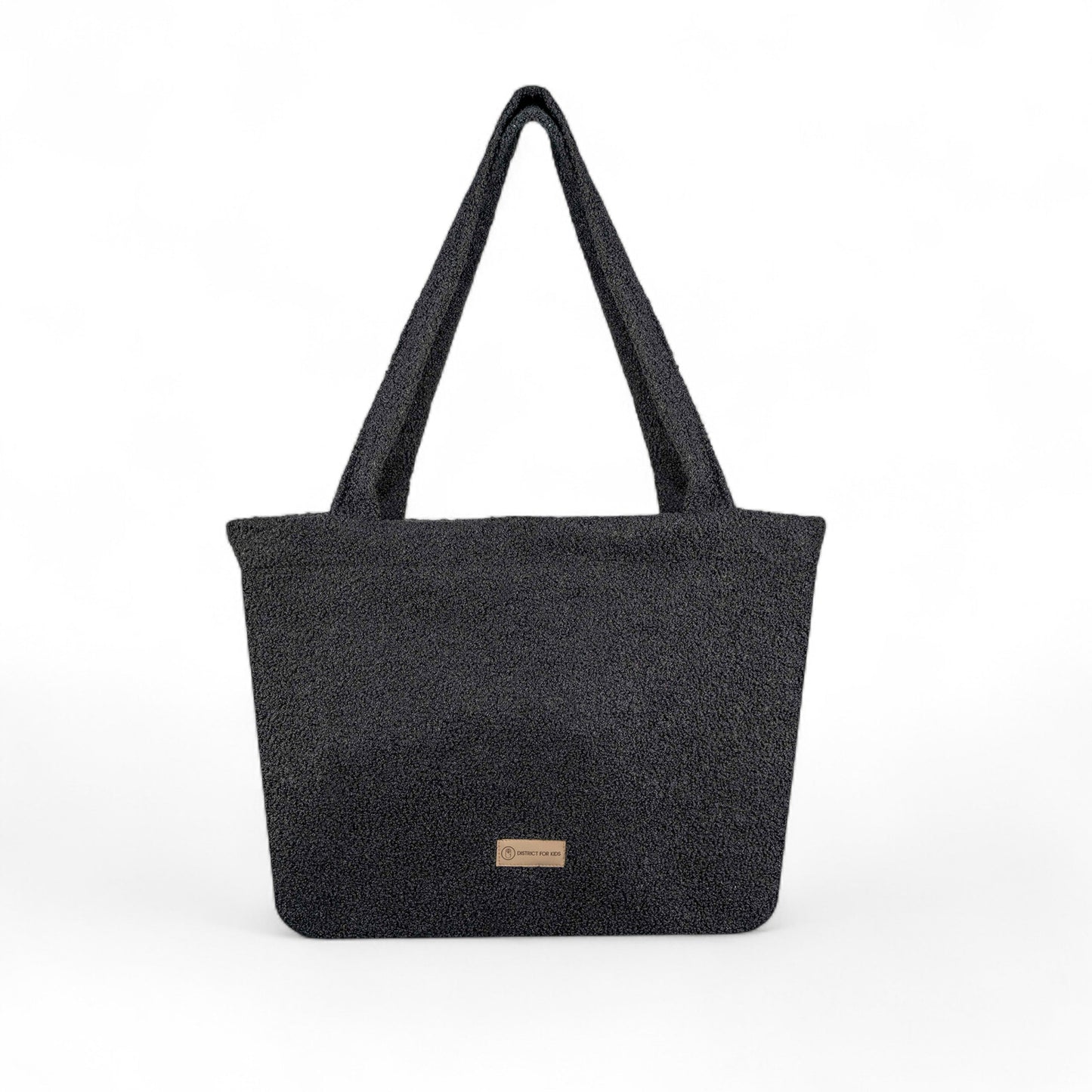 Shopper Mom Bag Bouclé Teddystoff- Ideal für den Alltag, Kinderwagen, Cross Shoulder