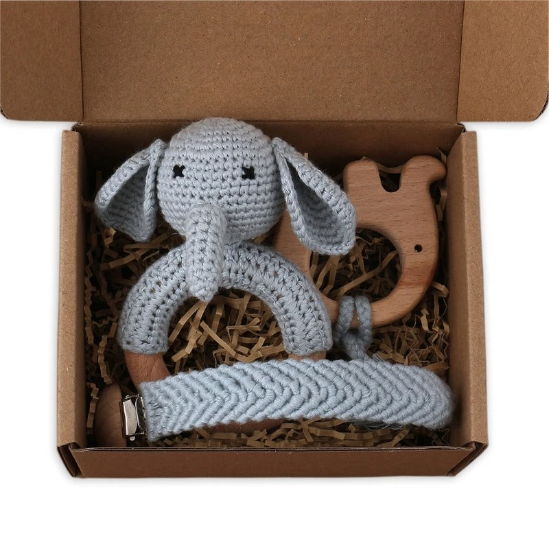KidzzCamp Baby-Geschenkbox 2-teilig gehäkelt