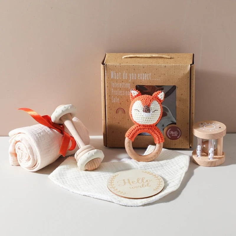 KidzzCamp Baby-Geschenkbox 6-teilig Häschen