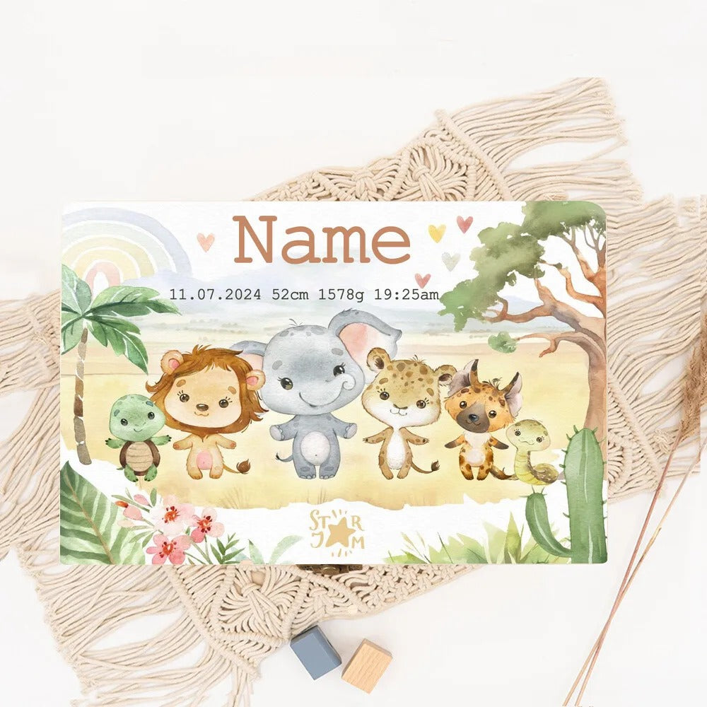 KidzzCamp Personalisierte Erinnerungsbox für Babys