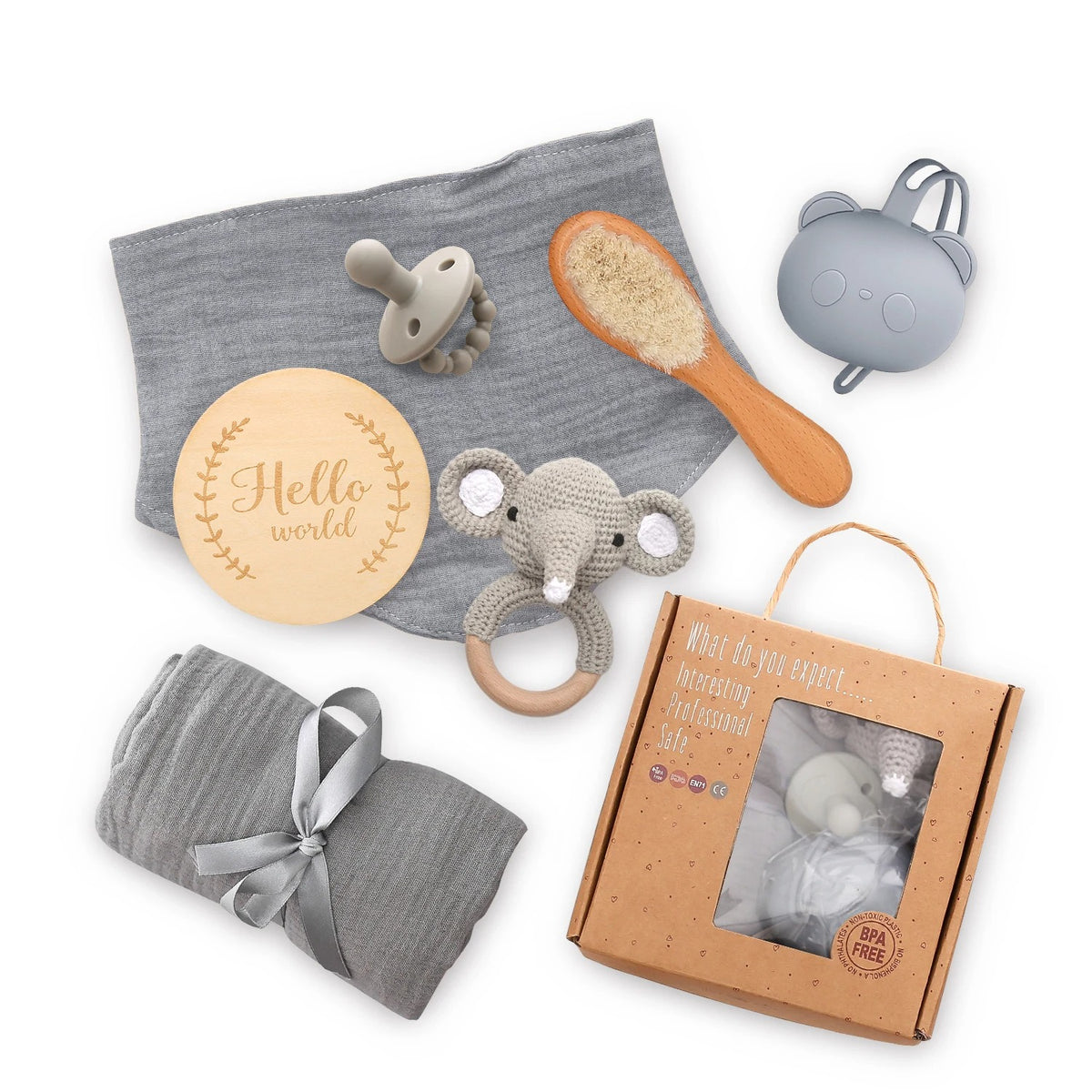 KidzzCamp Baby-Geschenkbox Schnuller 7-teilig