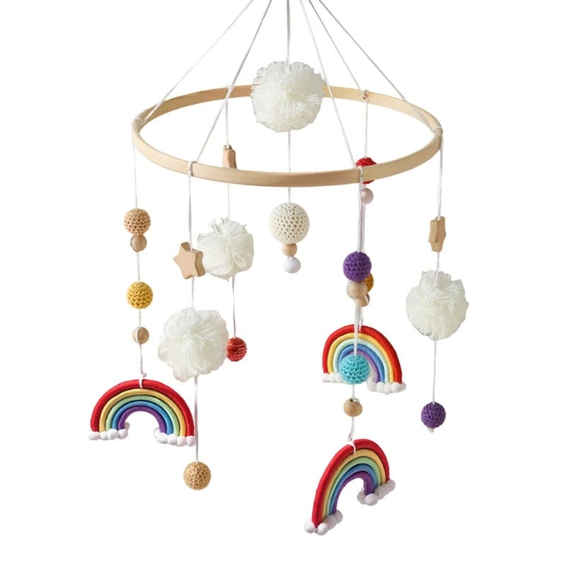 KidzzCamp Holz Mobile Babybett "Traumring"