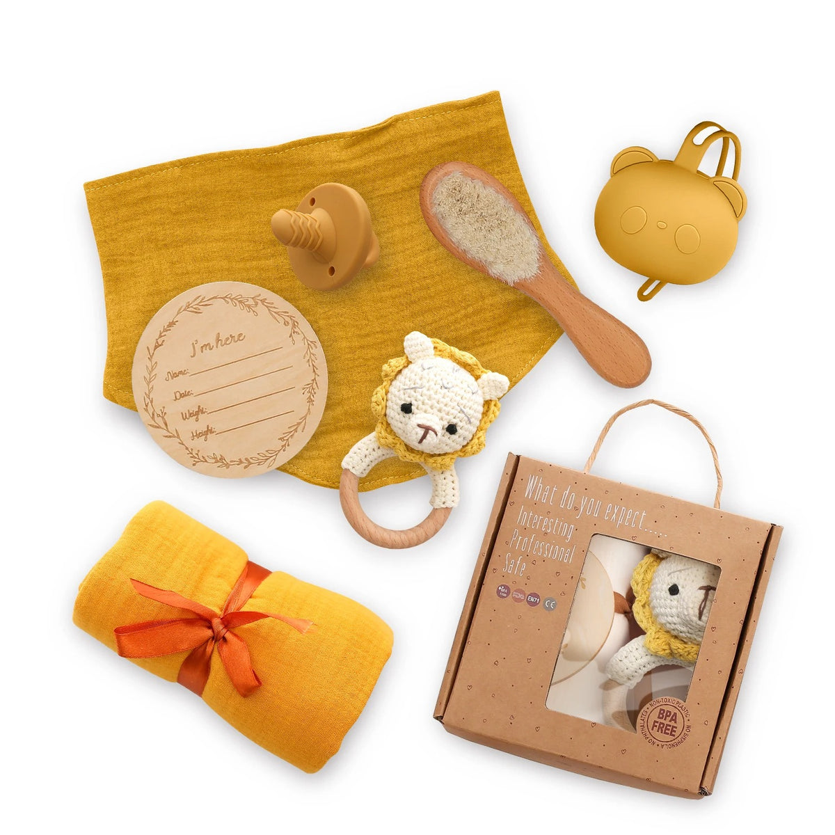 KidzzCamp Baby-Geschenkbox Schnuller 7-teilig