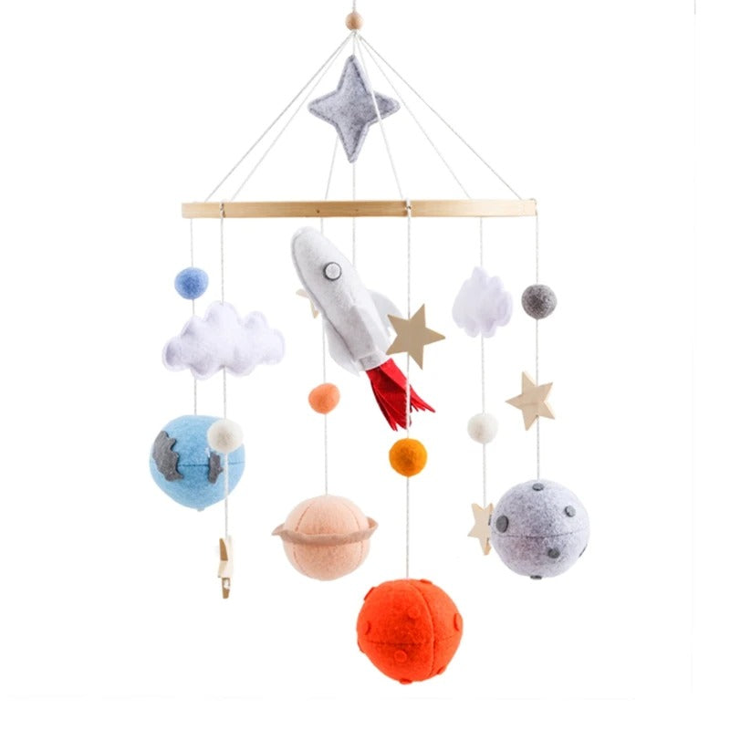 KidzzCamp Holz Mobile Babybett "Traumring"