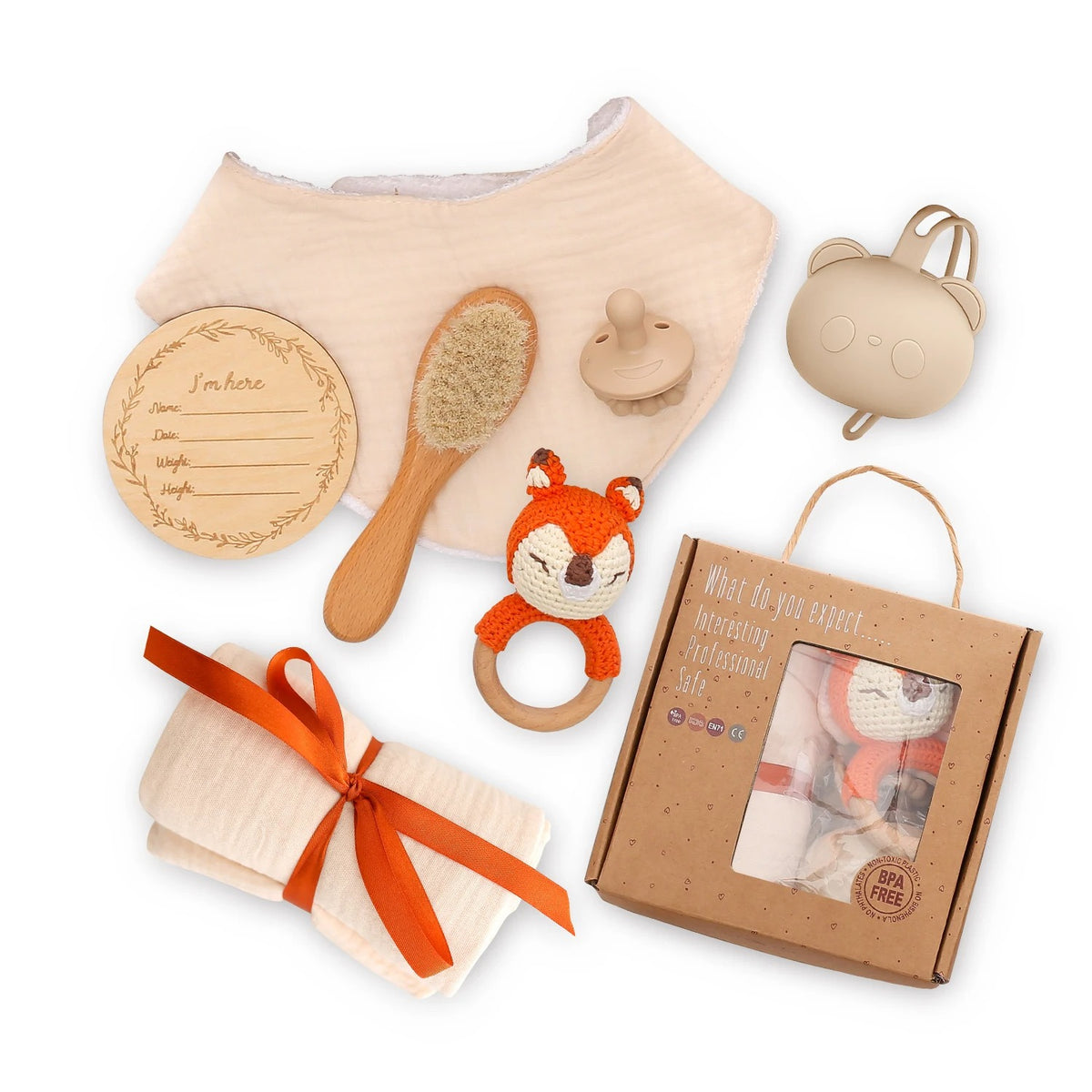 KidzzCamp Baby-Geschenkbox Schnuller 7-teilig