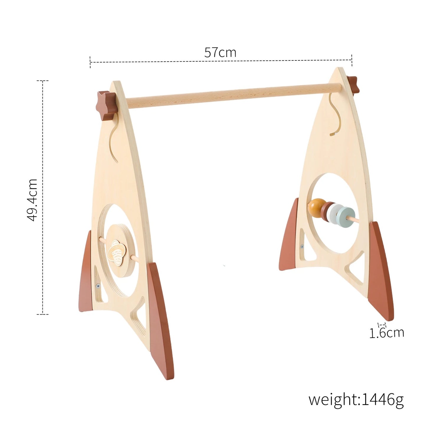 KidzzCamp Holz-Babyspielbogen