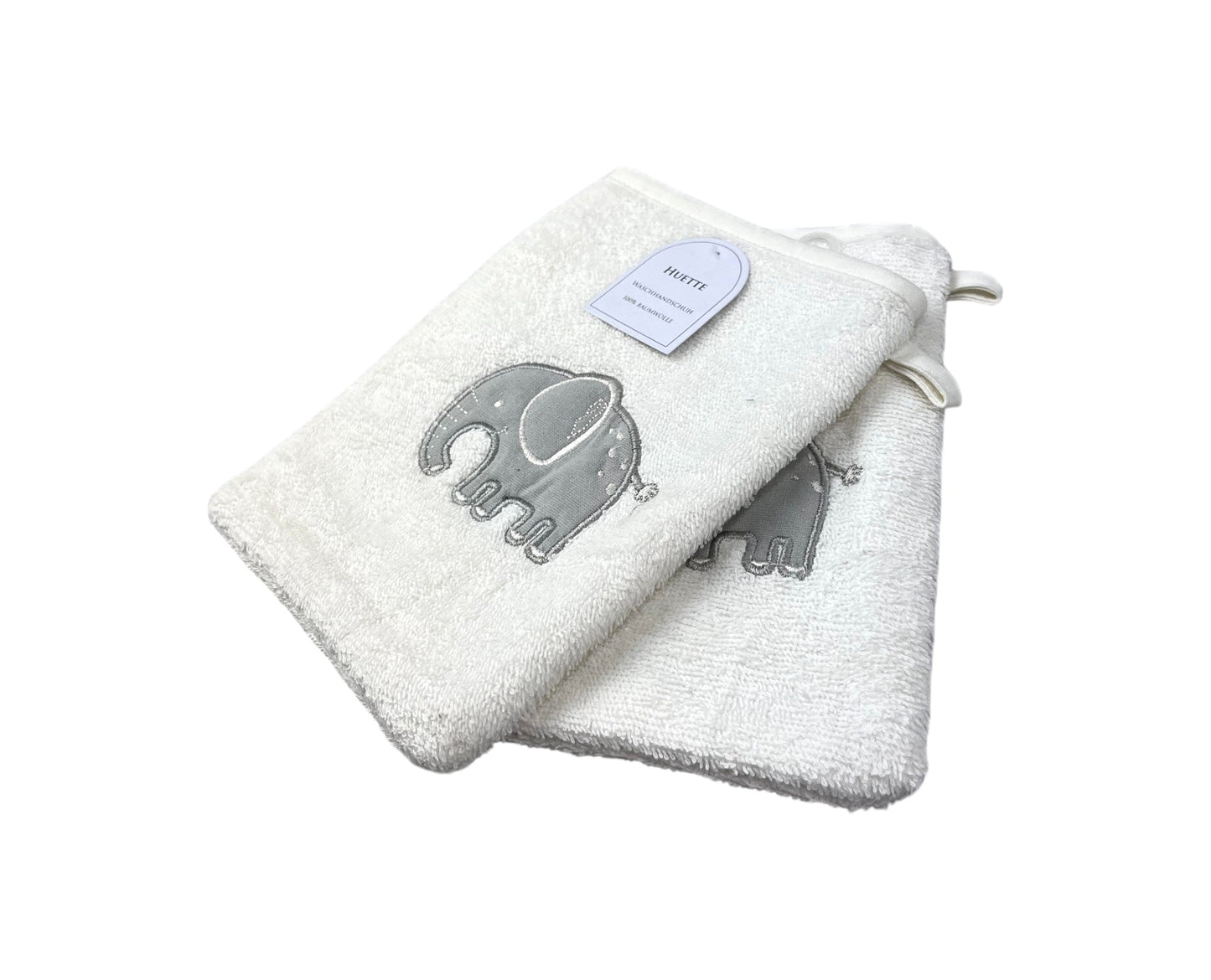 KidzzCamp 2er Pack Baby Waschhandschuhe