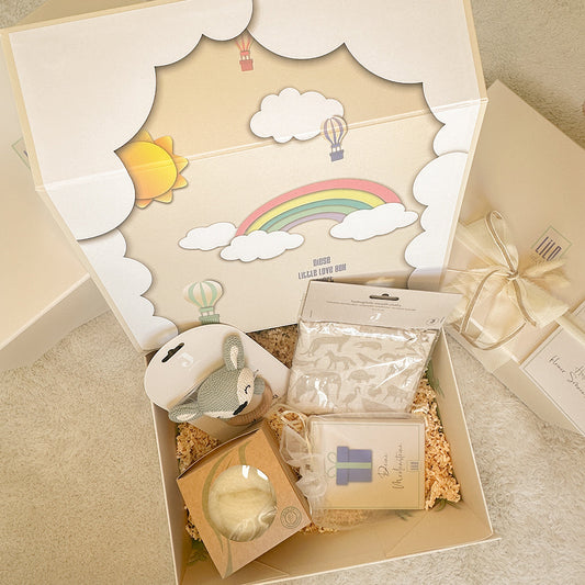 KidzzCamp – Premium Baby-Geschenkbox "Wild Animals"